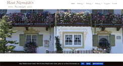 Desktop Screenshot of haus-alpengluehn.com