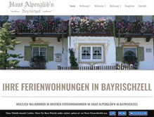Tablet Screenshot of haus-alpengluehn.com